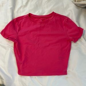 Bright Pink Crop Top from Target
